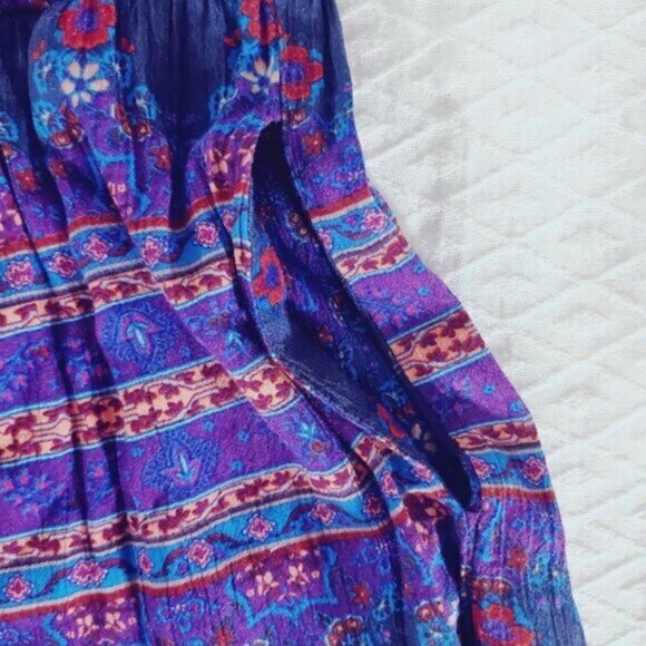 Vintage AEO Boho Bell Sleeved Romper Playsuit Short- XS - Picture 8 of 13